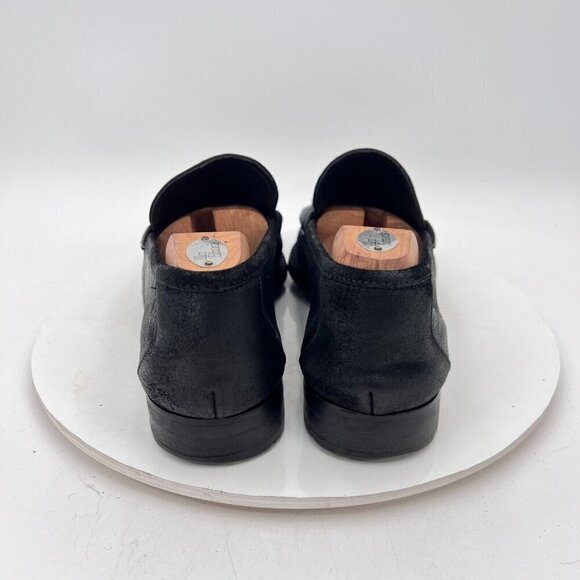 Allen Edmonds Fiesole Men Size 9.5D Waxed Suede Horse Bit Loafer Dress Shoes - Picture 6 of 15